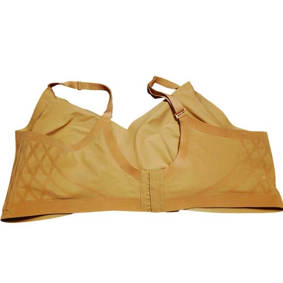 Honeylove tan full coverage bra 1X - Picture 2 of 3